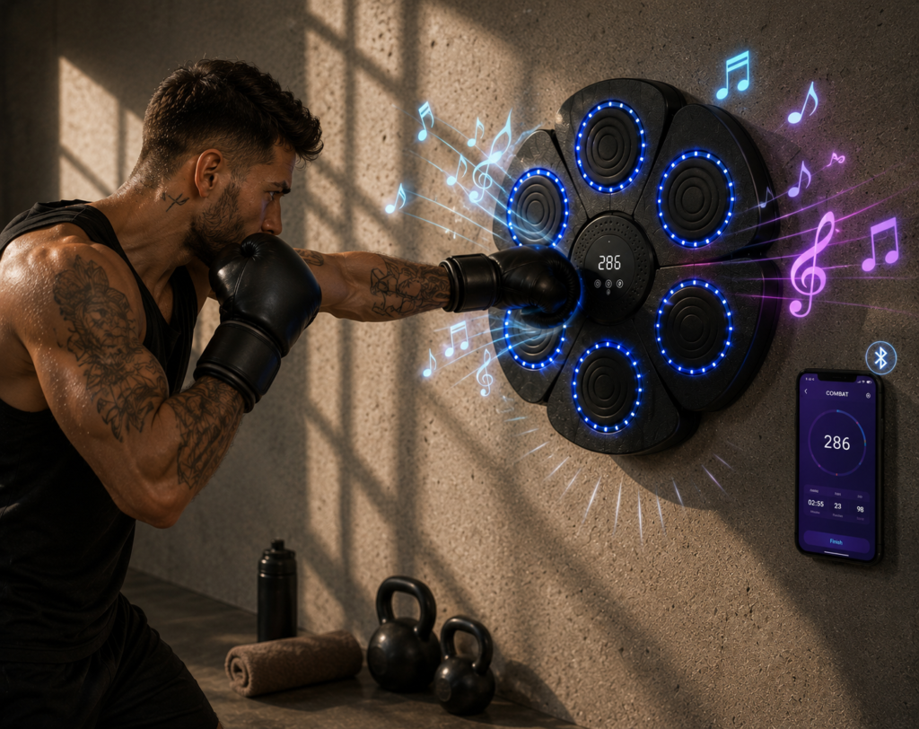 Machine de boxe musicale intelligente